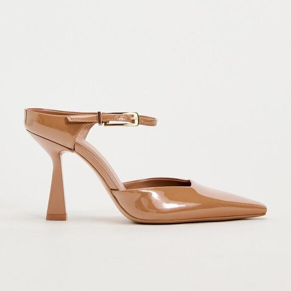 ZARA Faux Patent Leather Heels NWT LAST ONE!!! - Picture 13 of 16